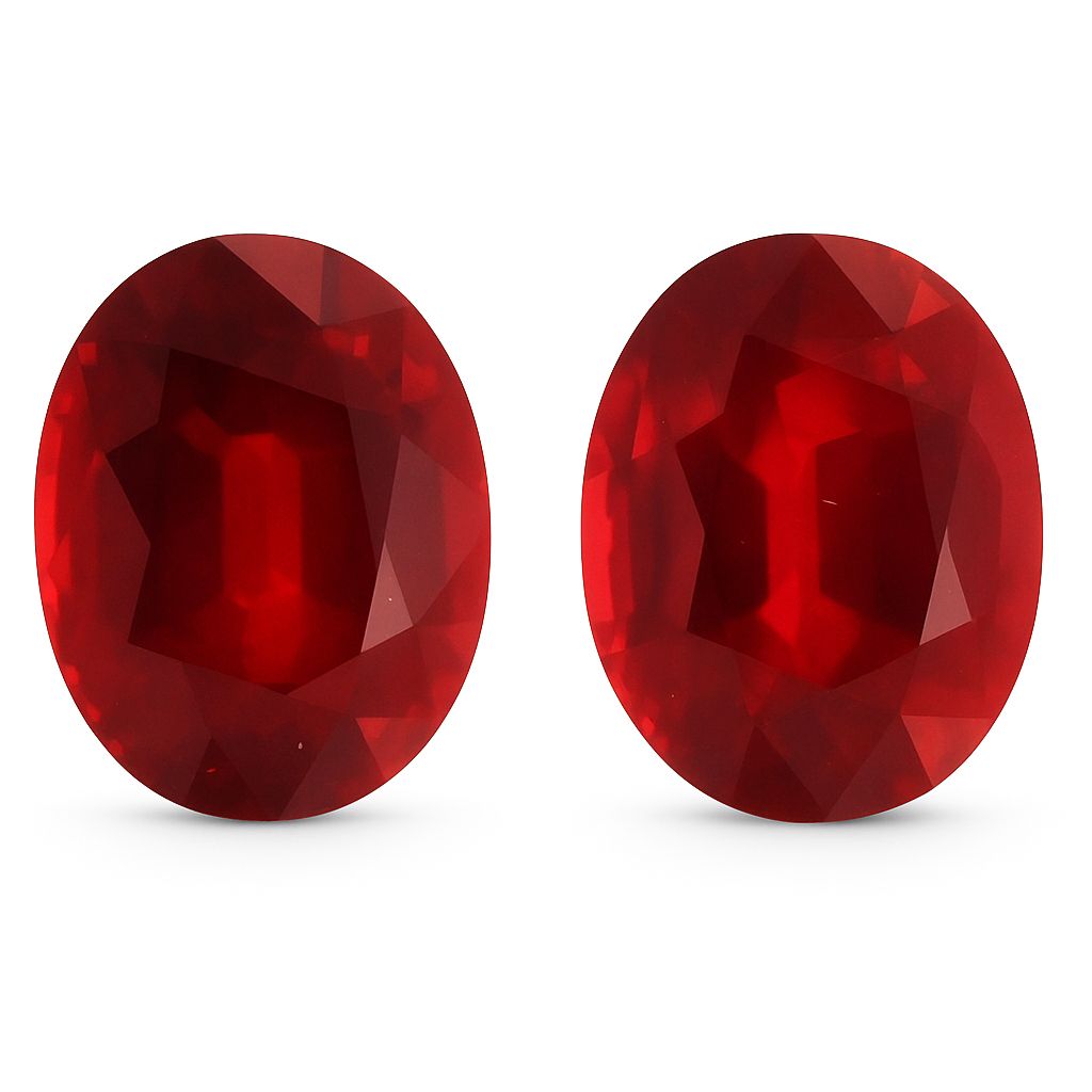 8.26 ct Oval Red Natural Ruby