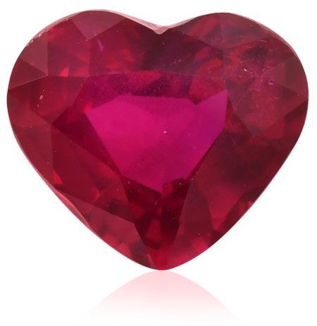 2.52 ct Heart Red Natural Ruby