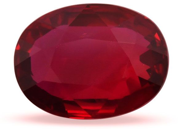 10.05 ct Oval Red Natural Ruby