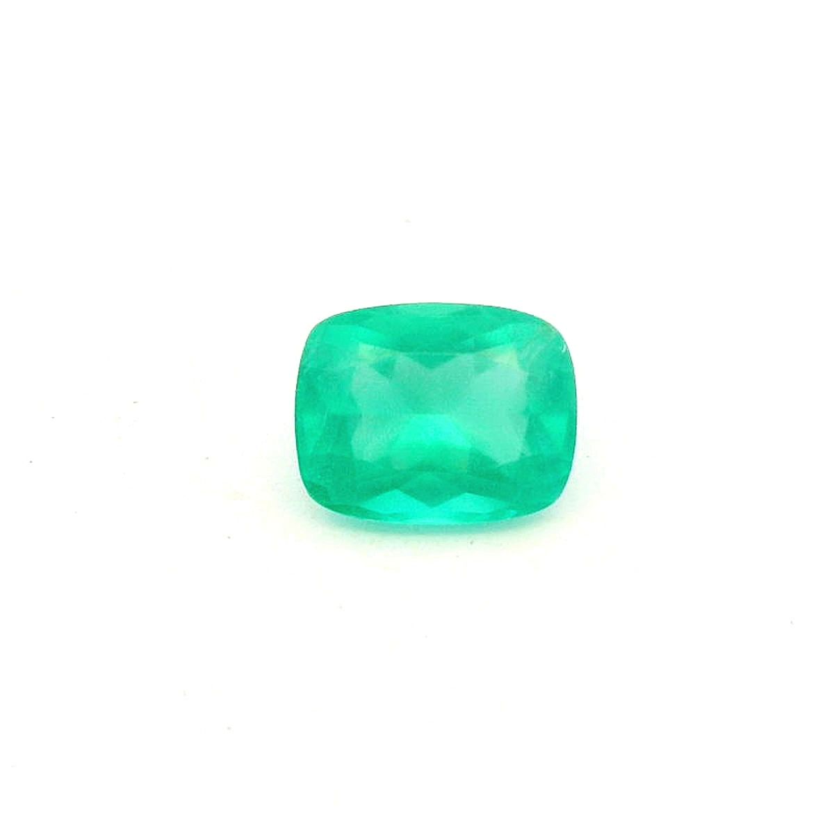 3.18 ct Cushion Green Natural Emerald