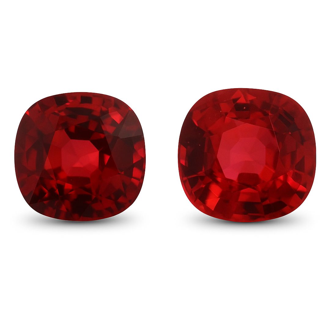2.35 ct Cushion Red Natural Ruby