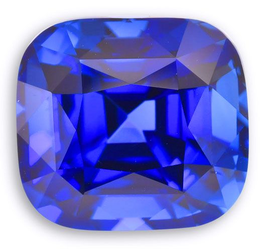 14.74 ct Cushion Blue Natural Sapphire