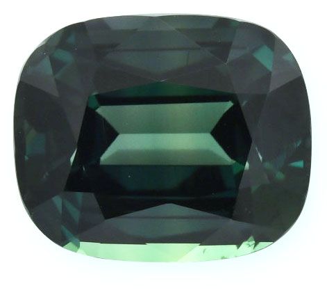 18.09 ct Cushion Green Natural Sapphire