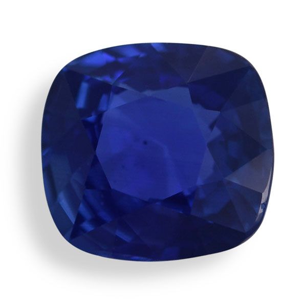 3.04 ct Cushion Blue Natural Sapphire