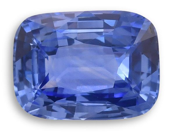 3.31 ct Cushion Blue Natural Sapphire