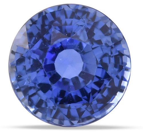 3.61 ct Round Blue Natural Sapphire