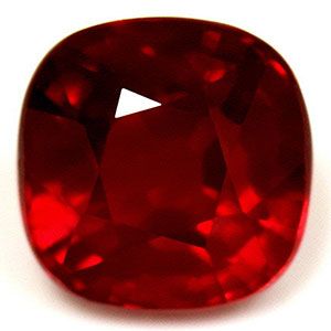 1.52 ct Cushion Red Natural Ruby
