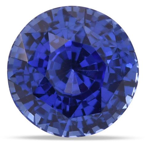 5.34 ct Round Blue Natural Sapphire