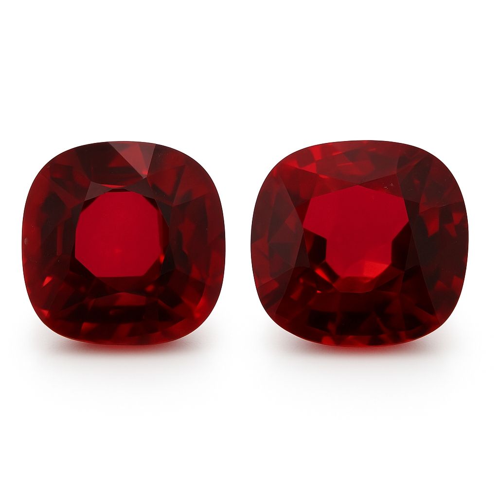 2.56 ct Cushion Red Natural Ruby