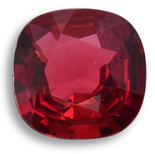 1.36 ct Cushion Red Natural Ruby