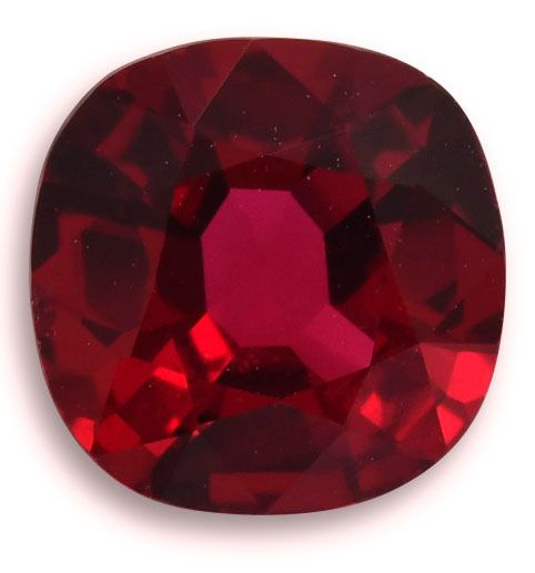 1.12 ct Cushion Red Natural Ruby