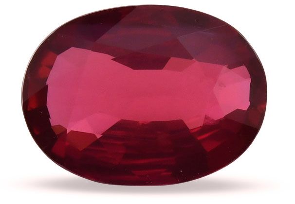 2.01 ct Oval Red Natural Ruby