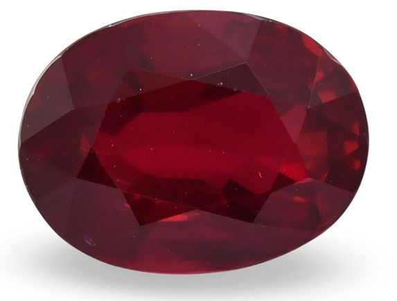 2.01 ct Oval Red Natural Ruby