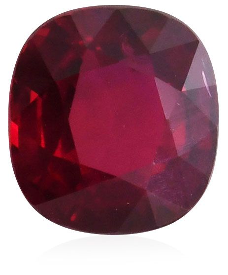 3.06 ct Cushion Red Natural Ruby