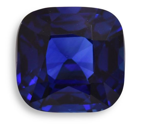6.42 ct Cushion Blue Natural Sapphire