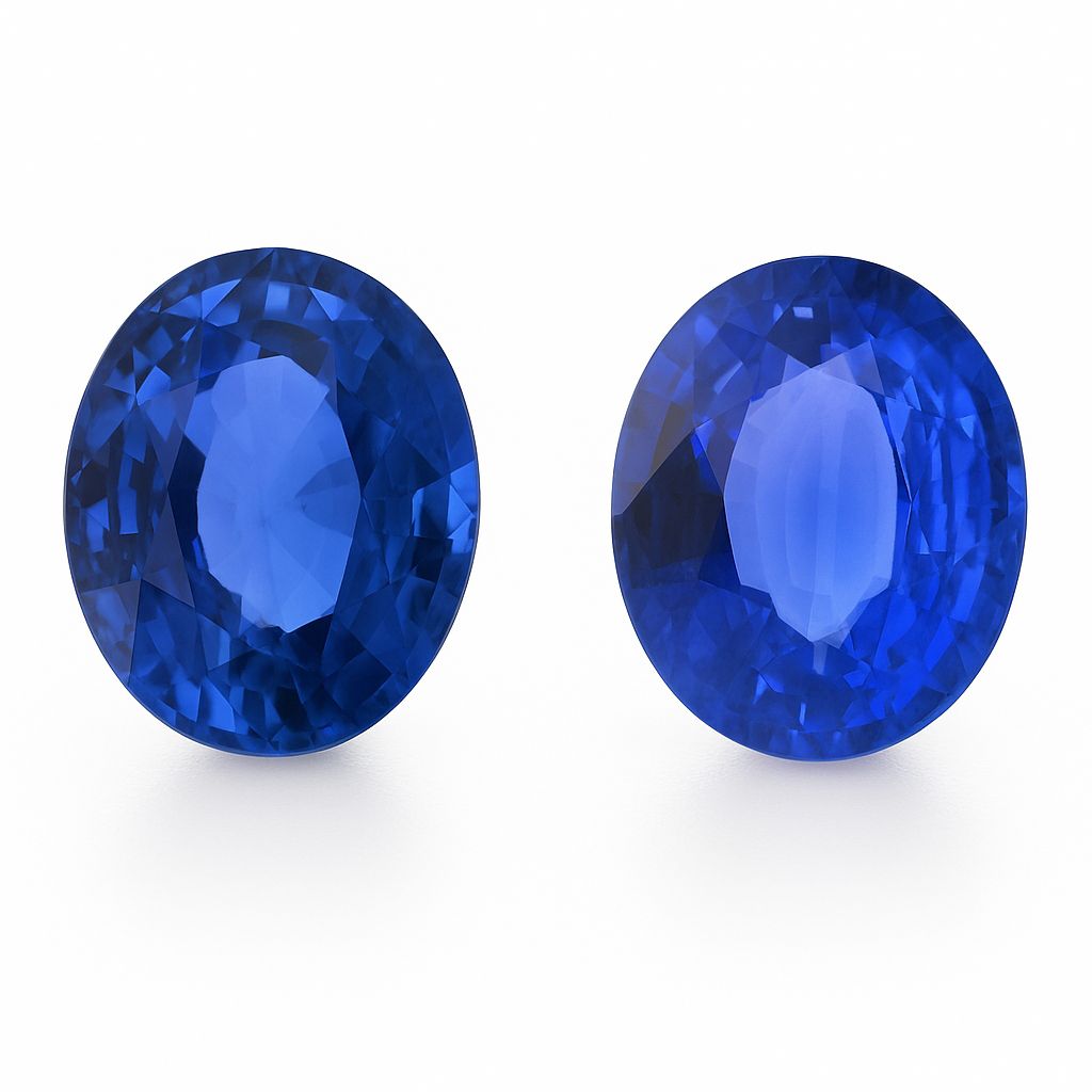 6.04 ct Oval Blue Natural Sapphire