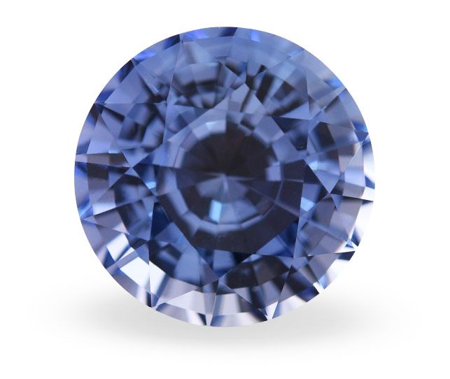 6.79 ct Round Blue Natural Sapphire
