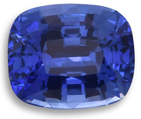 4.08 ct Cushion Blue Natural Sapphire