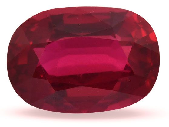 3.05 ct Oval Red Natural Ruby