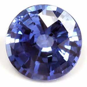 0.94 ct Round Blue Natural Sapphire