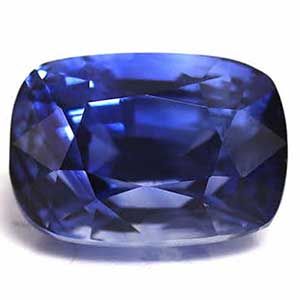 3.10 ct Cushion Blue Natural Sapphire