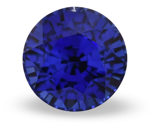 1.12 ct Round Blue Natural Sapphire