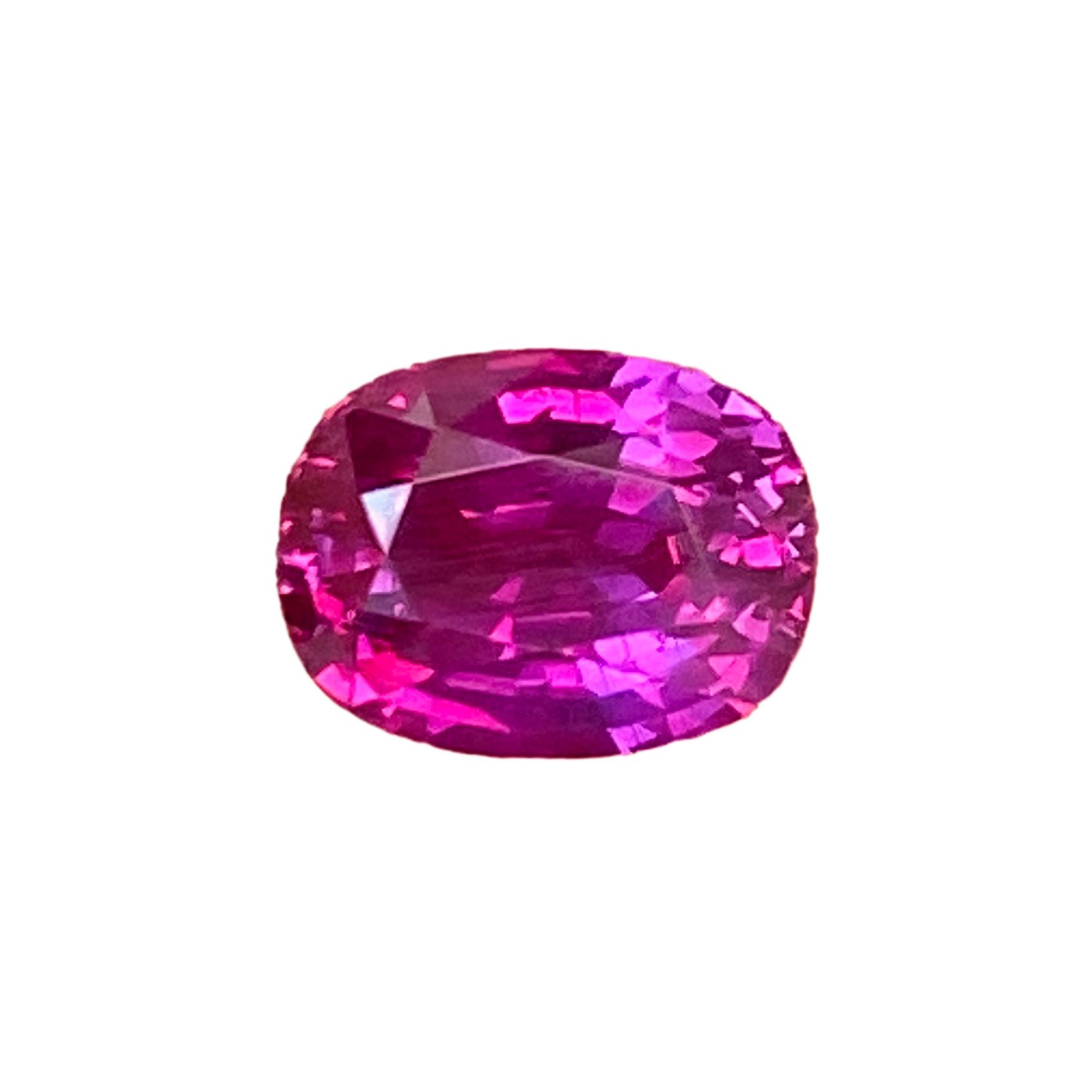 3.27 ct Cushion Pink Natural Sapphire