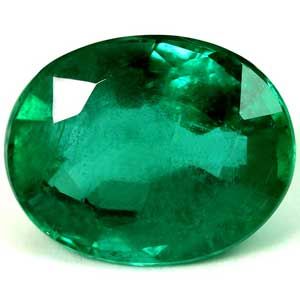 3.74 ct Oval Green Natural Emerald