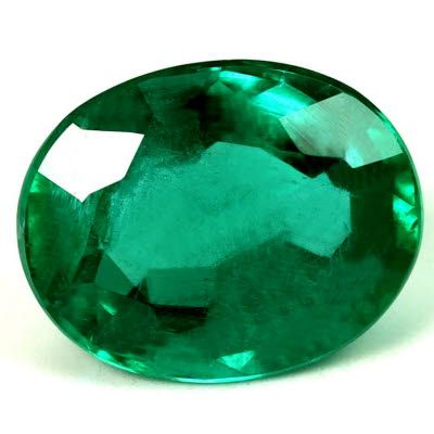 3.74 ct Oval Green Natural Emerald