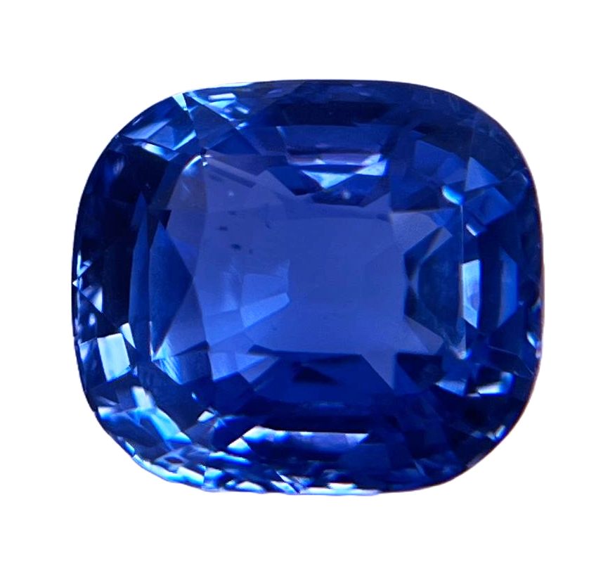 10.03 ct Cushion Blue Natural Sapphire