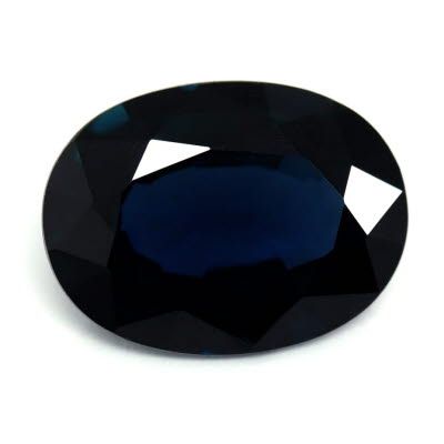 1.34 ct Oval Blue Natural Sapphire