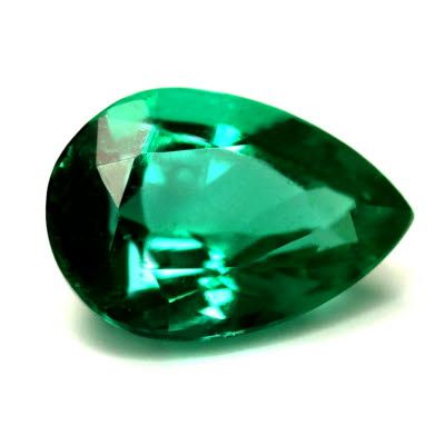 1.02 ct Pear Green Natural Emerald