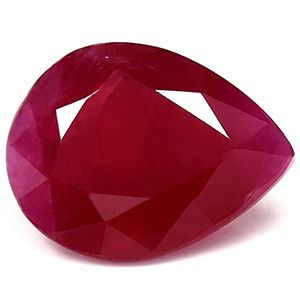 2.05 ct Pear Red Natural Ruby