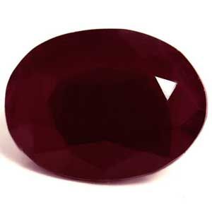 1.26 ct Oval Red Natural Ruby