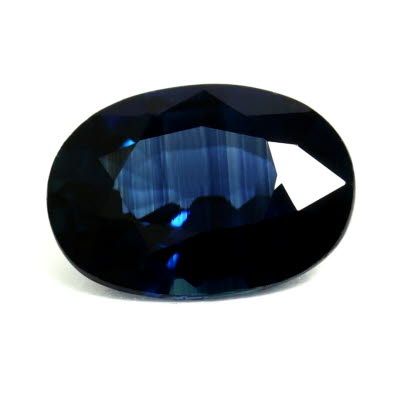 0.87 ct Oval Blue Natural Sapphire