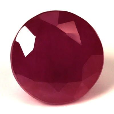 2.58 ct Round Red Natural Ruby