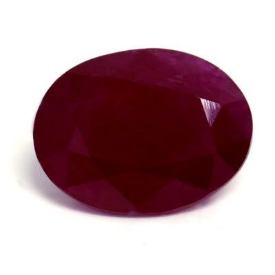 2.25 ct Oval Red Natural Ruby