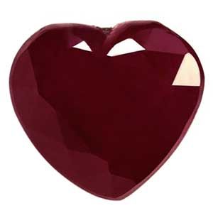 1.12 ct Heart Red Natural Ruby