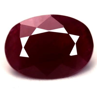 3.35 ct Oval Red Natural Ruby