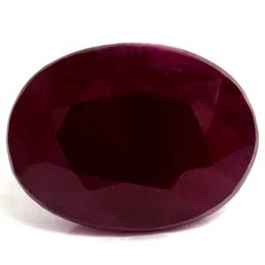 5.17 ct Oval Red Natural Ruby