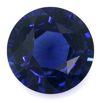 1.14 ct Round Blue Natural Sapphire