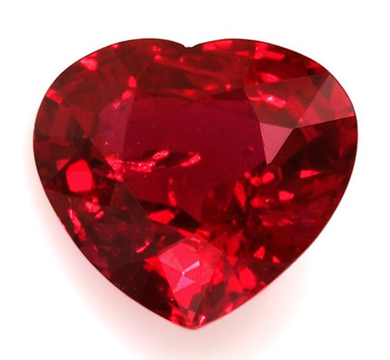 1.51 ct Heart Red Natural Ruby