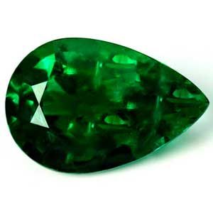 1.05 ct Pear Green Natural Emerald