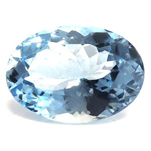 6.50 ct Oval Blue Natural Aquamarine