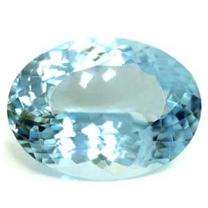 8.13 ct Oval Blue Natural Aquamarine