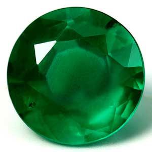 2.36 ct Round Green Natural Emerald