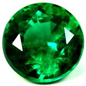2.47 ct Round Green Natural Emerald