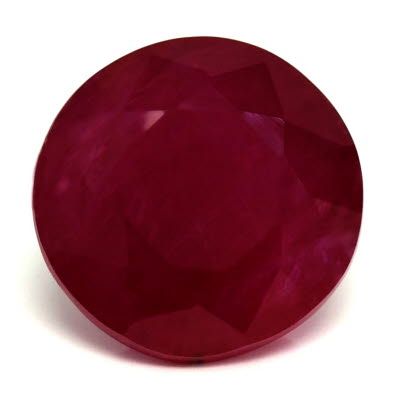 2.88 ct Round Red Natural Ruby