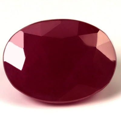 5.13 ct Oval Red Natural Ruby