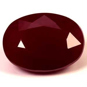 3.41 ct Oval Red Natural Ruby